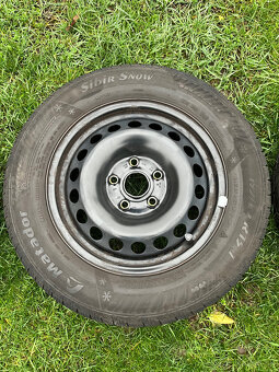 Zimné pneumatiky 195/65 r15 + disky - 4