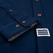 Pánska merino košela od Bølger LARVIK (XL) - 4