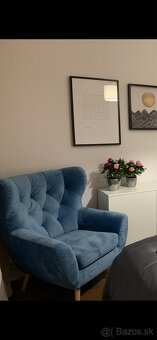 Kreslo VOSS + taburet - 4