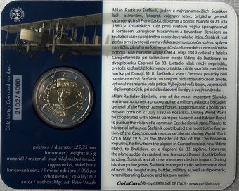 Slovensko 2 euro 2019 - M. R. Štefánik - COIN CARD - 4