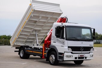 MERCEDES ATEGO 12T TROJSTRANNÝ SKLÁPAČ HYDRAULICKÁ RUKA EU4 - 4