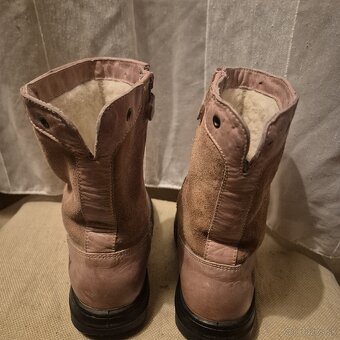 Čižmy NATURINO koža/vlna č.35 - 4