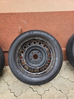 Plechové disky 5x114,3 R16 + MICHELIN 205/55 R16 91V - 4