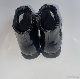 Clarks detske lakovane polocizmy na zips velkost 33 (21 cm) - 4