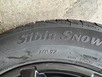 Sada elektróny zn. Borbet+zimnè pneumatiky 215/60 R17 - 4