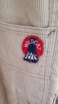 WILDCAT menčestrové nohavice na traky vel.S/M - 4