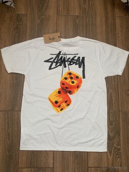 Biele stussy tričko - 4