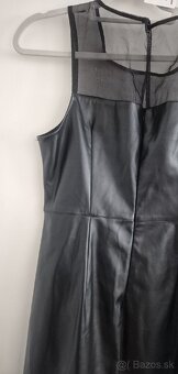 Koženkové šaty Only xl - 4