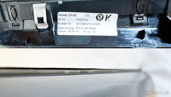 Ambientná lišta palubnej dosky Škoda Superb 3 l 3V1858418 l - 4