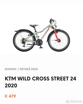 detsky horsky bicykel KTM 24 Cross 3x6 Shimano - 4