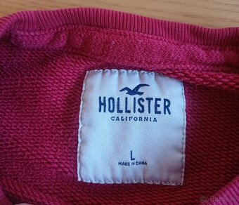 Hollister červený pletený - 4