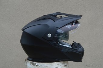 SHOT čierna helma prilba enduro - 4