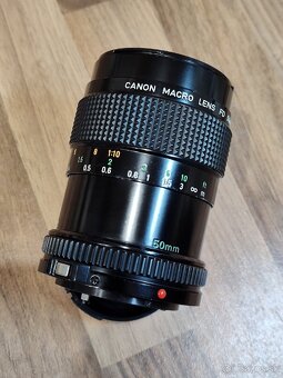 Objektiv Canon FD 50mm /f3.5 Macro - 4