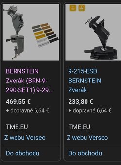 Predám polohovatelný zverák Bernstein - 4