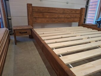 Manželská posteľ- masív - 4