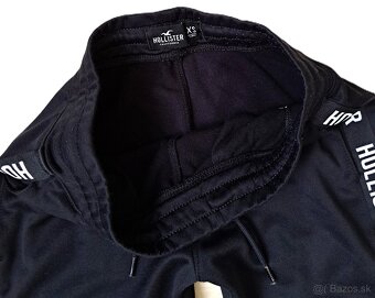 Pánske slim tepláky zn. Hollister, veľ. XS/S - čierne - 4