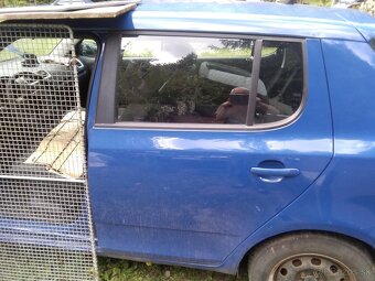 Fabia 2 skoda zadné ľavé dvere - 4