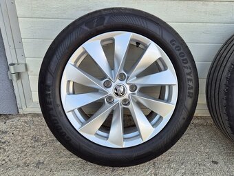 Letná sada hliníkových kolies Škoda Superb IV 215/55 R17 - 4