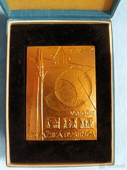 Plaketa SNP – Považská Bystrica (1974) – Signovaná VP - 4