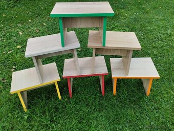 Stolček, podnožka, schodík, hokerlík - 4