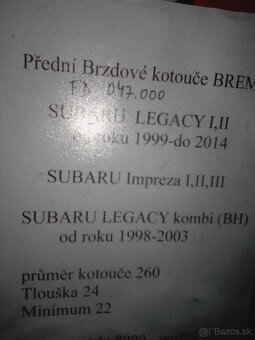 Brzdové kotouče,destičky - 4