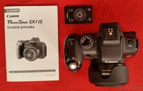 Predám Canon PowerShot SX1 IS, 20x zoom - 4