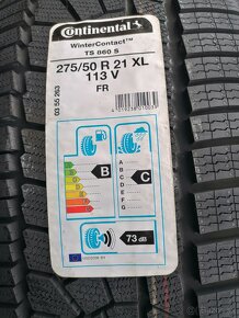Zimné pneu =275/50 R21= CONTINENTAL=NOVÉ - 4