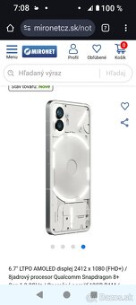 Nothing Phone (2) 12 GB / 256 GB biela,ne blokovany predaj - 4