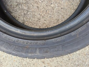 Predám 4ks letných pneu Bridgestone Potenza 175/55R15 77v, D - 4