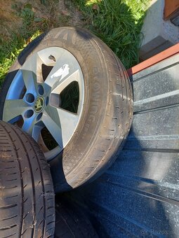 Predám orginál škoda elektrony 6Jx15 rozteč 5x100 - 4