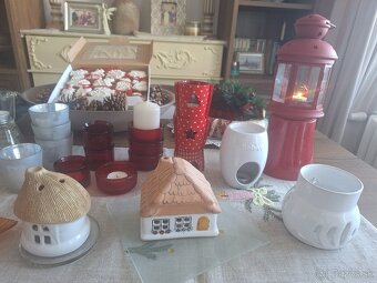 Vianočné svietniky na čajové sviečky mix - 4