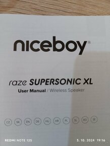 Bluetooth Reproduktor Niceboy Supersonic XL - 4