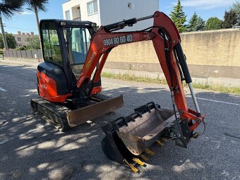 Predám minibager Kubota U 27-4 - 4