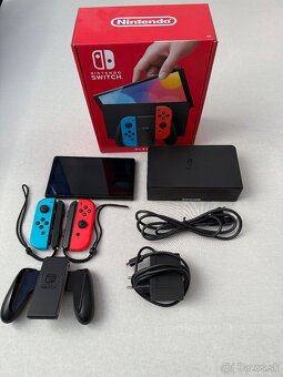 Nintendo Switch OLED 64 GB – Neon Red/Blue - 4