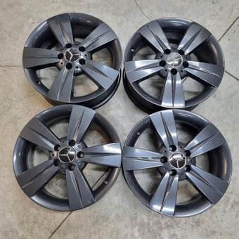 Hliníkové Mercedes disky 5x112 R17 7J ET56 - 4