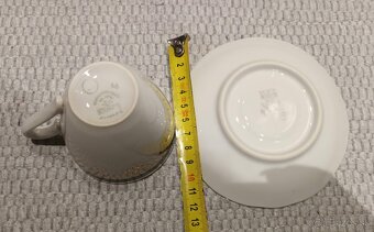 Porcelánová šálka + podšálka - 4