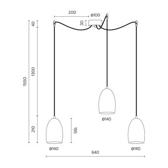 Luster závesné osvetlenie - 4