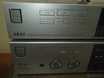 Predám hifi zostavu Akai stereo amplifer AM-A3 a Akai EA-A7 - 4