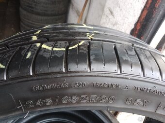 4x letné pneumatiky 245/35 r20 - 4