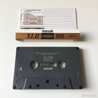 AUDIOKAZETY - MC KAZETY - MAXELL XL II 100 CHROME - 4