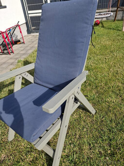Drevené záhradné stoličky IKEA, 5x - 4