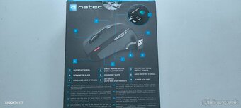 Predám optický wifi myš Natec Jaguar - 4
