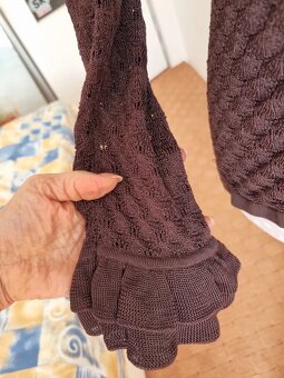 rozkošný hnedý svetrík Karen Millen S - 4