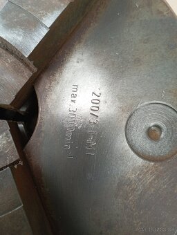 Hlava, sklucovadlo 200mm na sustruh - 4