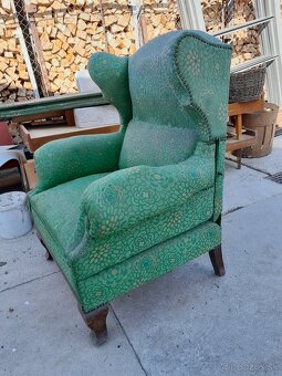 Predám staré zelené kreslo - 4