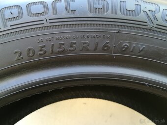 Letné pneumatiky 205/55 R16 Dunlop, 4ks - 4