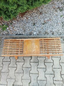 RETRO stolík, retro taburetka - 4