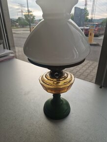 Krásna stara petrolejova lampa - 4