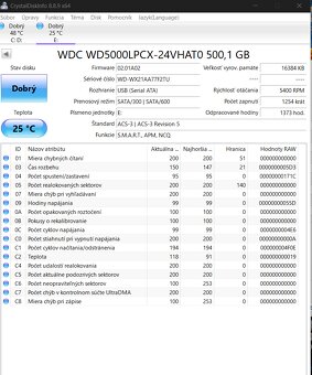 SATA 2,5" disky - 4