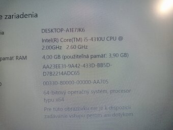predám HP ELITEBOOK FOLIO 1040 G1 , WINDOWS 10 - 4